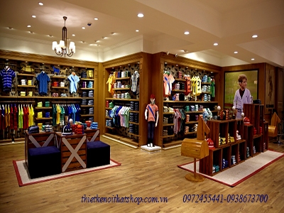 thiết kế shop thời trang trẻ em