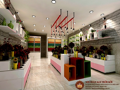Thiết kế shop hoa Chị Trâm chi nhánh 2 Thảo Điền Q.2 TP.HCM
