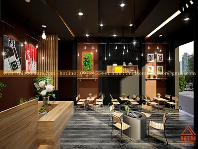 THIẾT KẾ QUÁN CAFE CÓC NGUYỄN VĂN LƯỢNG