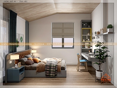 TKNT BIỆT THỰ HIỆN ĐẠI TẦNG MÁI - TP.ĐÀ LẠT